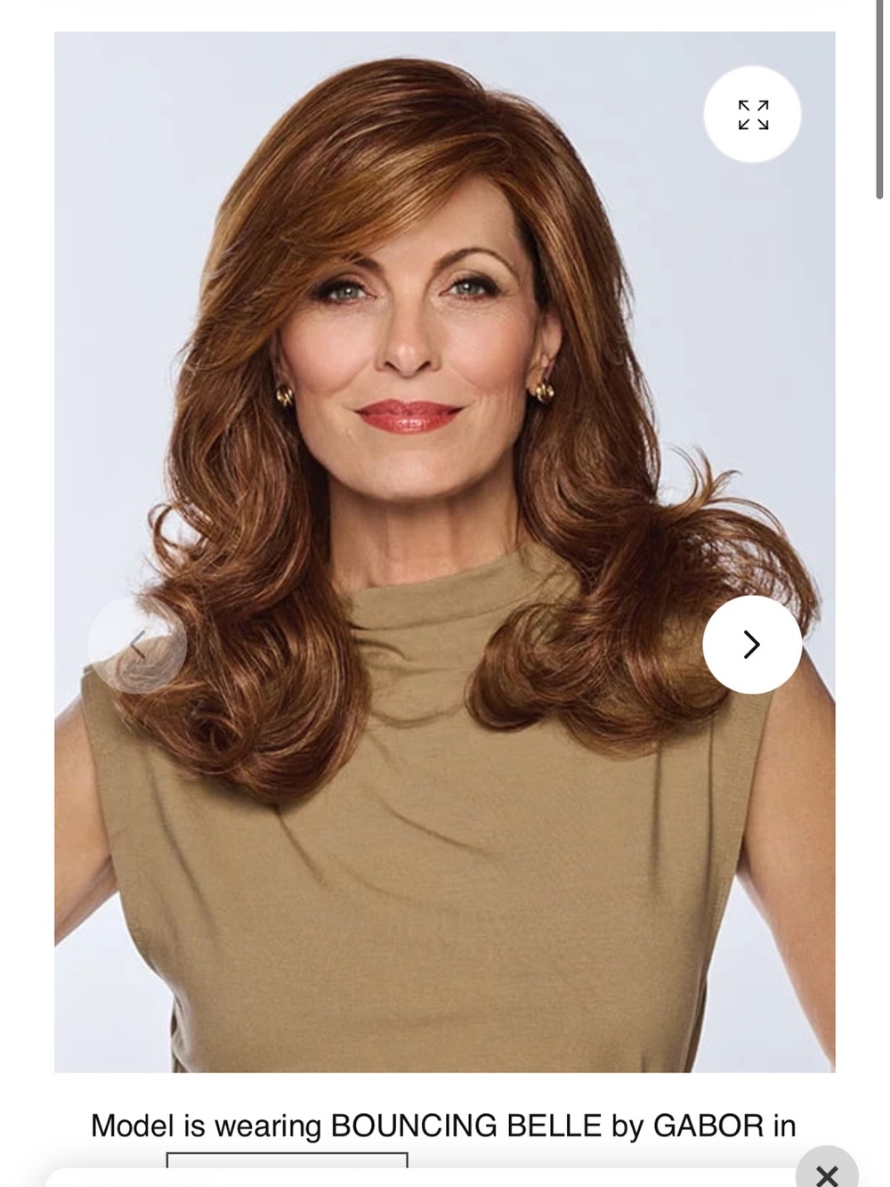 Gabor Light Brown Bouncing Belle Hairpiece